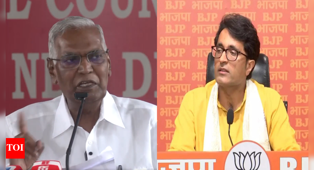 ‘प्रो रेड-टेरोर’: बीजेपी स्लैम्स कांग्रेस, सीपीआई के बारे में ‘नक्सल मुत्त भारत’ प्रश्न; वह उन्हें ‘टुडके टुडके गैंग’ कहता है | भारत समाचार