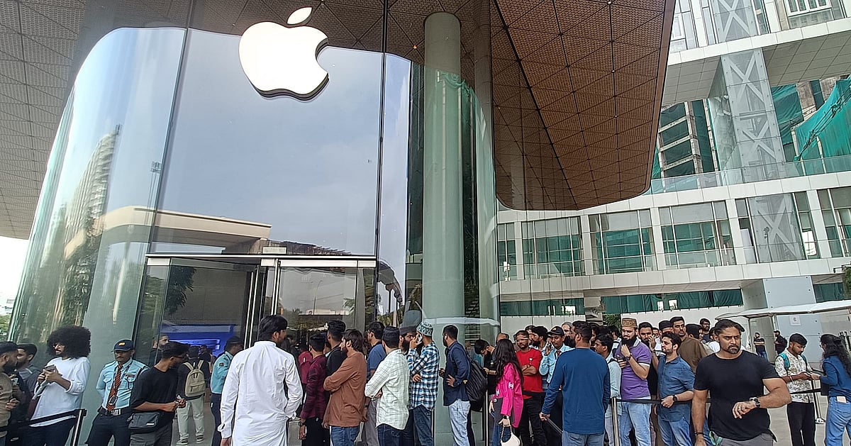 IPhone 17 की बिक्री शुरू होती है: BKC Apple de Mumbai स्टोर में सैकड़ों सैकड़ों