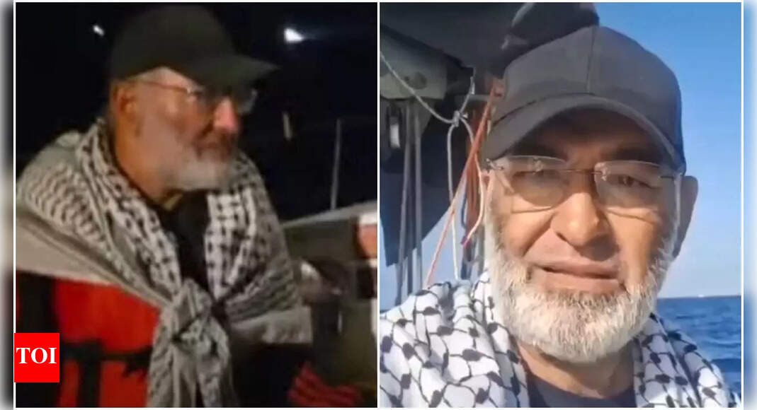 इज़राइल ने उन जहाजों को इंटरसेप्ट किया जो गाजा की मदद ले: पूर्व पाकिस्तानी सीनेटर मुश्ताक अहमद खान ने हिरासत में लिया – रिपोर्ट