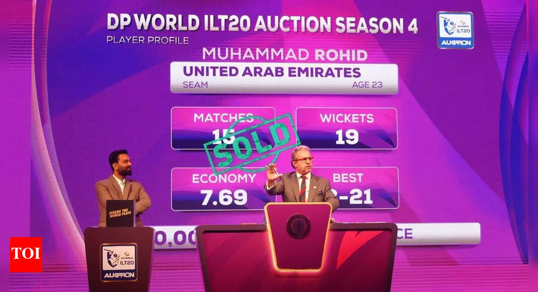 ILT20 सीज़न 4: अपने पहले खिलाड़ियों की नीलामी के बाद पूर्ण दस्तों का खुलासा | क्रिकेट समाचार