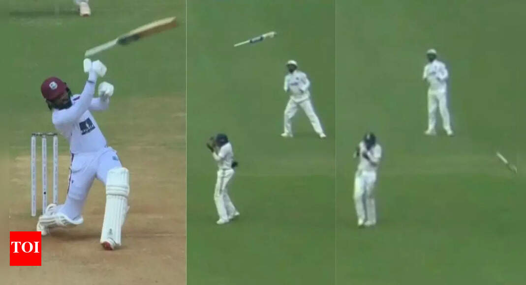 Ind vs WI: साईं सुधारसन ने खुद को कवर करने के लिए डक को कॉमिक विकट में बल्लेबाजी के रूप में कवर किया – घड़ी | क्रिकेट समाचार