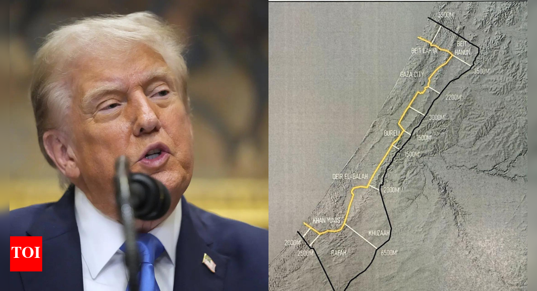 पाज़ डे गाजा का भूरा? डोनाल्ड ट्रम्प कहते हैं कि इज़राइल ‘प्रारंभिक सेवानिवृत्ति लाइन’ को स्वीकार करता है; उच्च तत्काल आग में सुझाव | दुनिया से समाचार