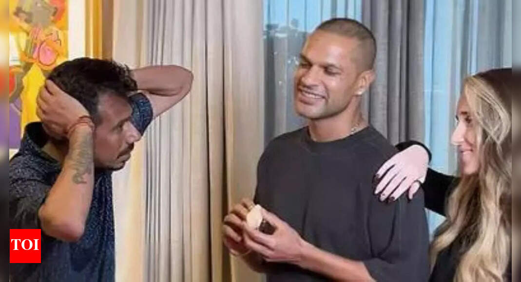 ‘एक बार फिज़ दुल्हा बान्ने का’: शिखर धवन ने युज़वेंद्र चहल की शादी की योजनाओं का खुलासा किया – देखें | क्रिकेट समाचार