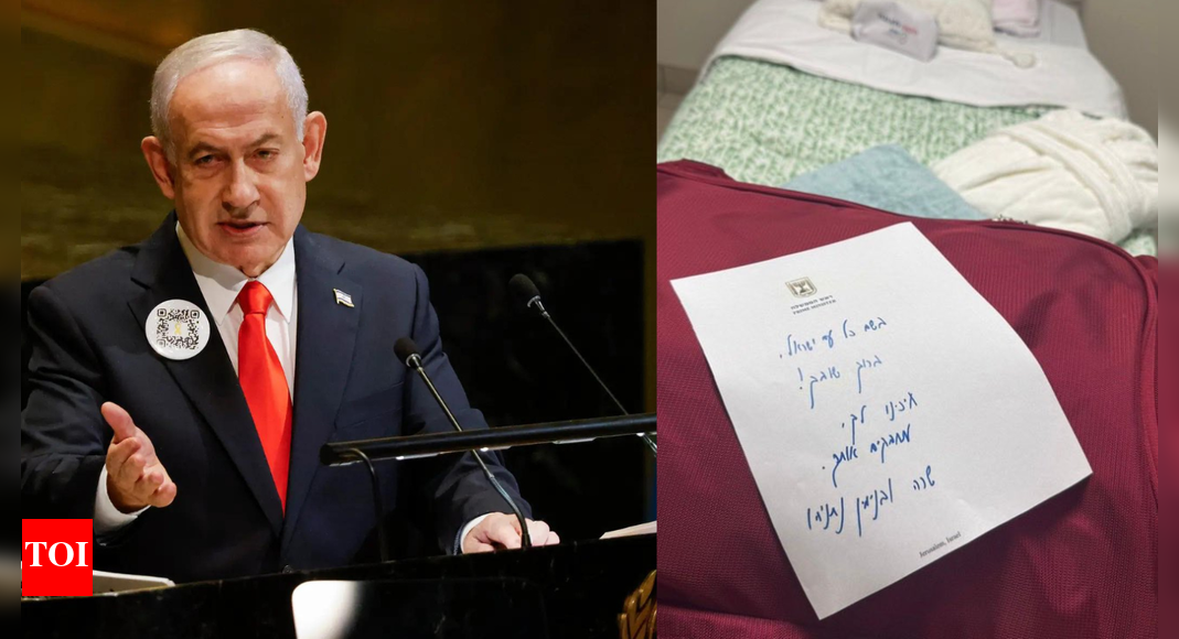 बंधकों की वापसी: नेतन्याहू और उनकी पत्नी ने हस्तलिखित नोट लिखा; इज़राइल कपड़े और आपूर्ति के साथ किट तैयार करता है