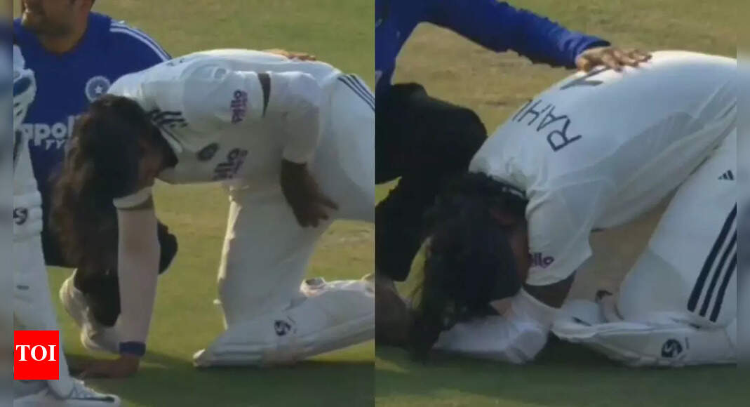 ओह! बॉक्स में गेंद लगने के बाद केएल राहुल दर्द से चिल्लाए – देखें | क्रिकेट समाचार