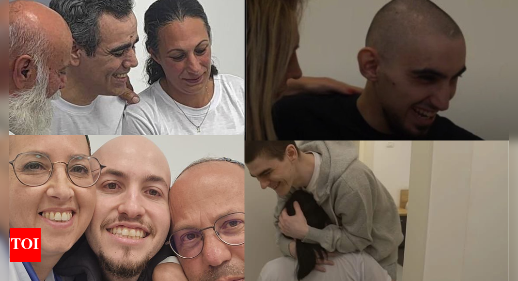 आँसू, आलिंगन और चुंबन: भावनात्मक बैठकें इज़रायली बंधकों और फ़िलिस्तीनी कैदियों की वापसी का प्रतीक हैं; गाजा के दोनों ओर भीड़ जमा है.