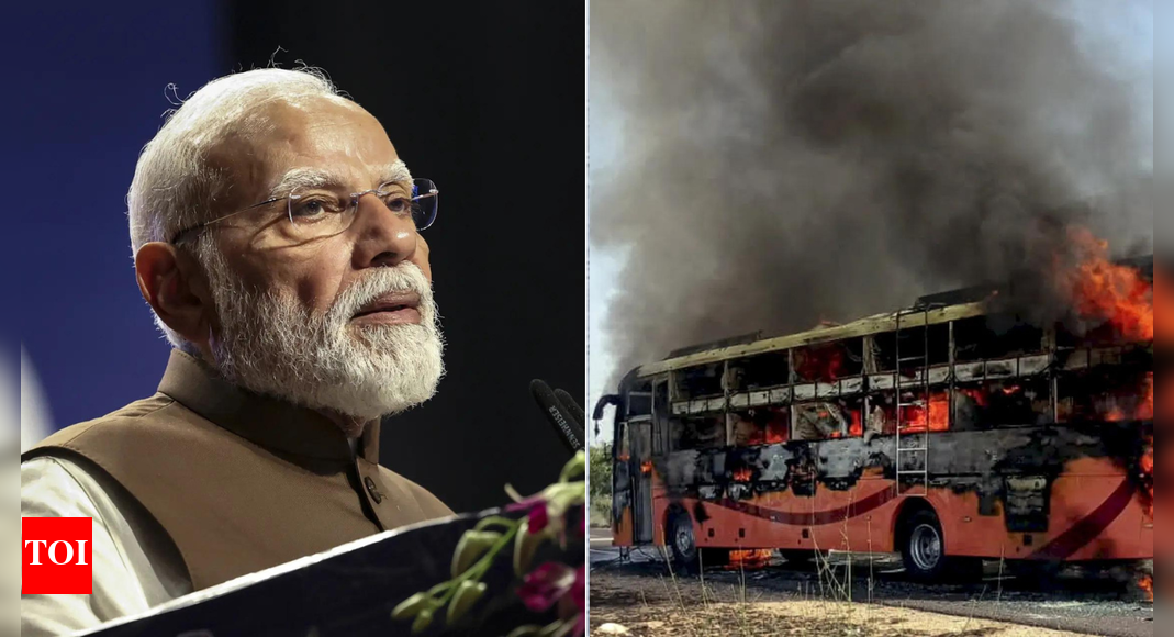 जैसलमेर बस में आग: 20 मरे; पीएम मोदी का कहना है कि वह “नुकसान से व्यथित” हैं और 2 लाख रुपये की अनुग्रह राशि की घोषणा करते हैं भारत समाचार