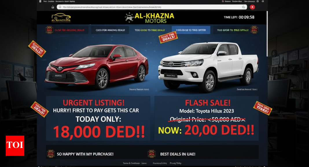 संयुक्त अरब अमीरात: सच होना बहुत अच्छा है? शारजाह पुलिस ने ऑनलाइन खरीदारों और विक्रेताओं को निशाना बनाकर ‘ड्रीम कार’ घोटाले की चेतावनी दी | विश्व समाचार