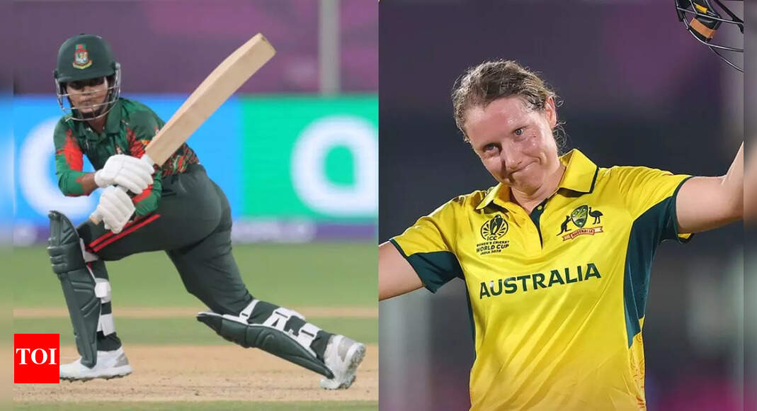 11.4 ओवर में बांग्लादेश महिला 45/1 | ऑस्ट्रेलिया बनाम बांग्लादेश लाइव परिणाम, महिला विश्व कप 2025: बांग्लादेश की नजरें ऑस्ट्रेलिया के खिलाफ अच्छी शुरुआत पर हैं