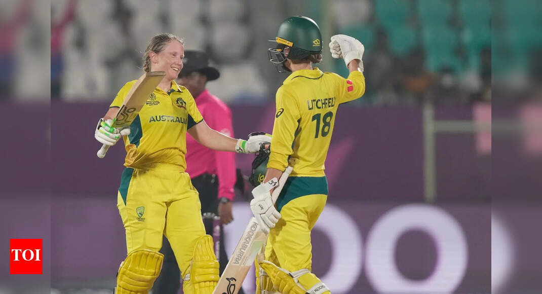 ICC महिला विश्व कप: एलिसा हीली के शतक की बदौलत ऑस्ट्रेलिया ने बांग्लादेश को 10 विकेट से हराया | क्रिकेट समाचार