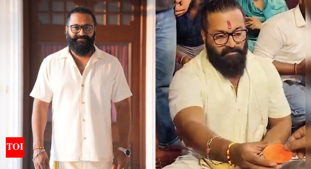 ‘कंतारा: चैप्टर 1’ की सफलता के बाद ऋषभ शेट्टी ने वाराणसी का दौरा किया |