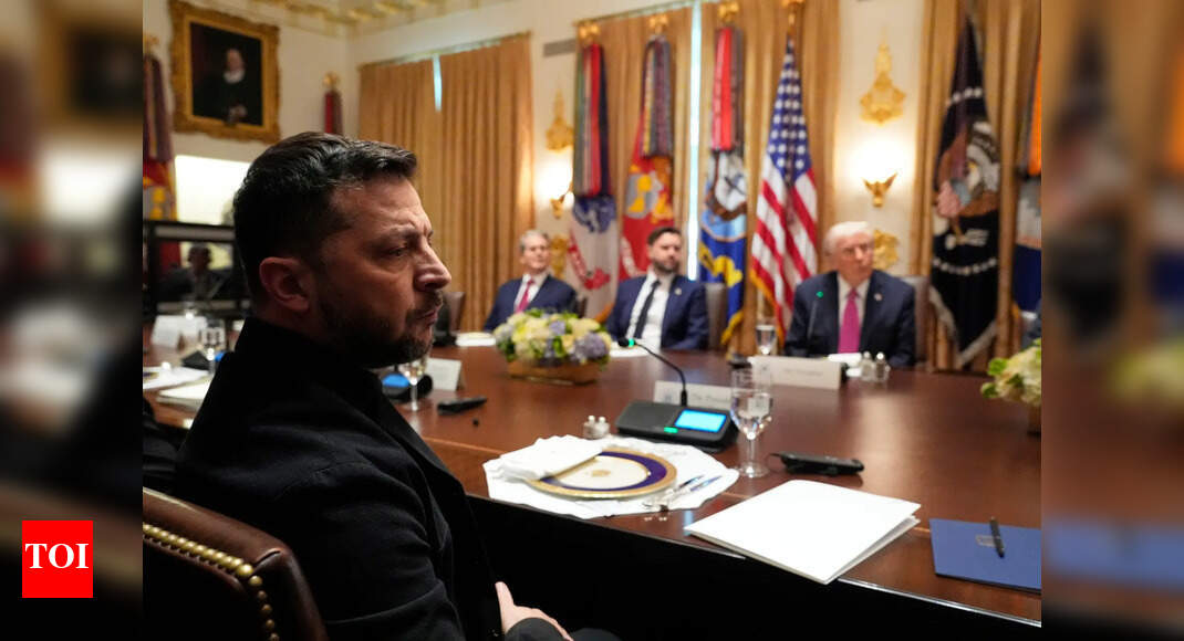 ‘वह सुंदर दिखते हैं’: ट्रम्प ने ज़ेलेंस्की के पहनावे की आलोचना की – देखें