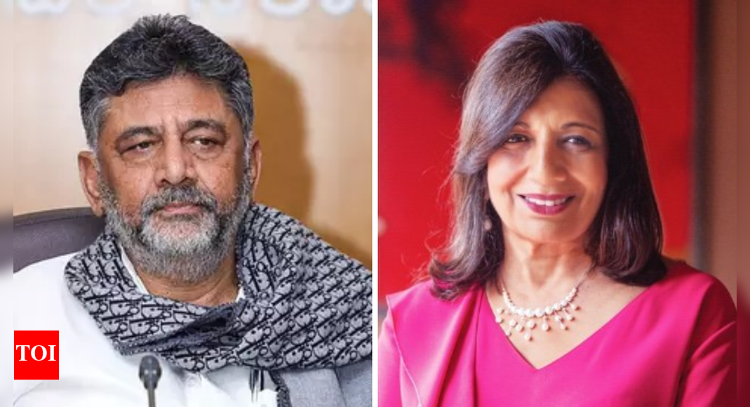 ‘बड़े होने के बाद…’: बेंगलुरु के बुनियादी ढांचे की आलोचना करने वाले मजूमदार-शॉ पर कर्नाटक के एमपी सीएम शिवकुमार; उन पर ‘अपनी जड़ों को भूलने’ का आरोप लगाया | भारत समाचार