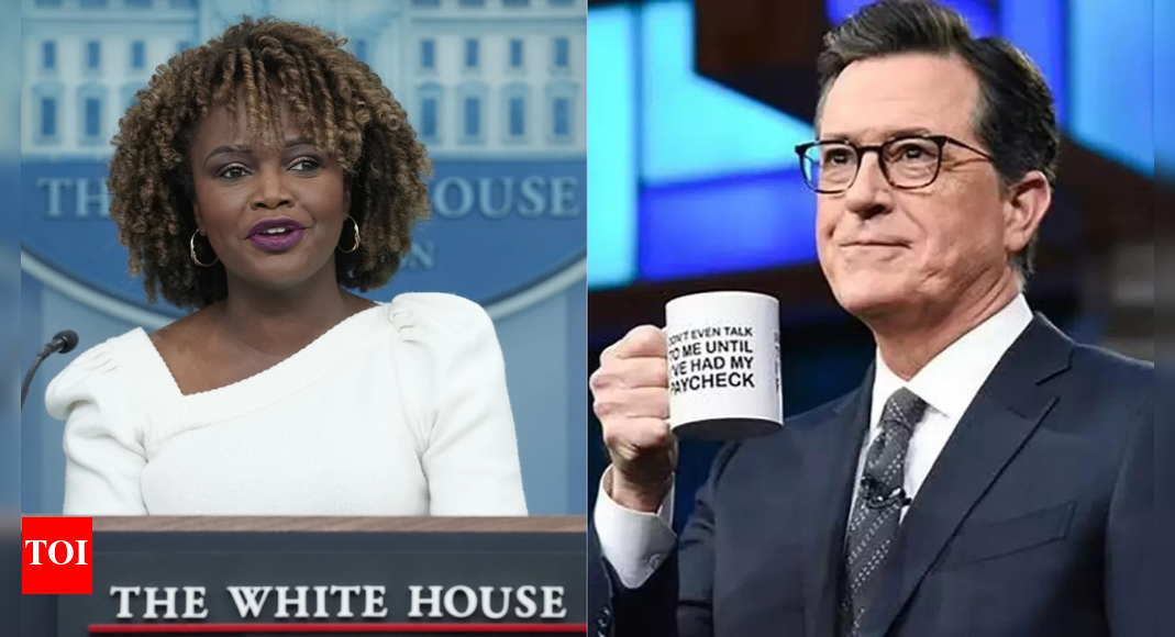 स्टीफ़न कोलबर्ट बनाम कैरिन जीन-पियरे: जो बिडेन के स्वास्थ्य पर गरमागरम टकराव: किसको फायदा था?