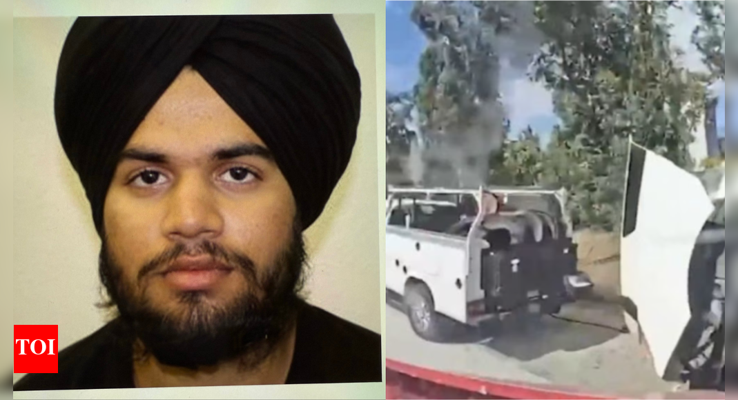 कैलिफ़ोर्निया पाइल ट्रक दुर्घटना: ‘अवैध अप्रवासी’ जशनप्रीत सिंह तीन लोगों की हत्या के आरोप में गिरफ्तार; भारतीय मूल का 21 वर्षीय युवक नशे में था