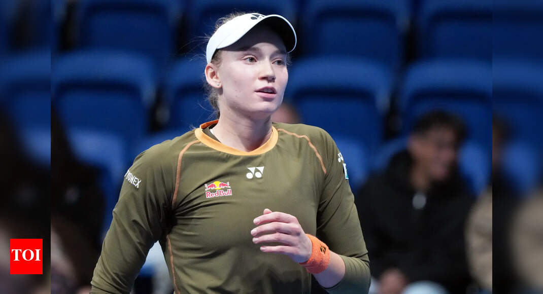 एलेना रयबाकिना ने टोक्यो सेमीफाइनल में पहुंचकर डब्ल्यूटीए फाइनल में आखिरी स्थान पक्का किया | टेनिस समाचार