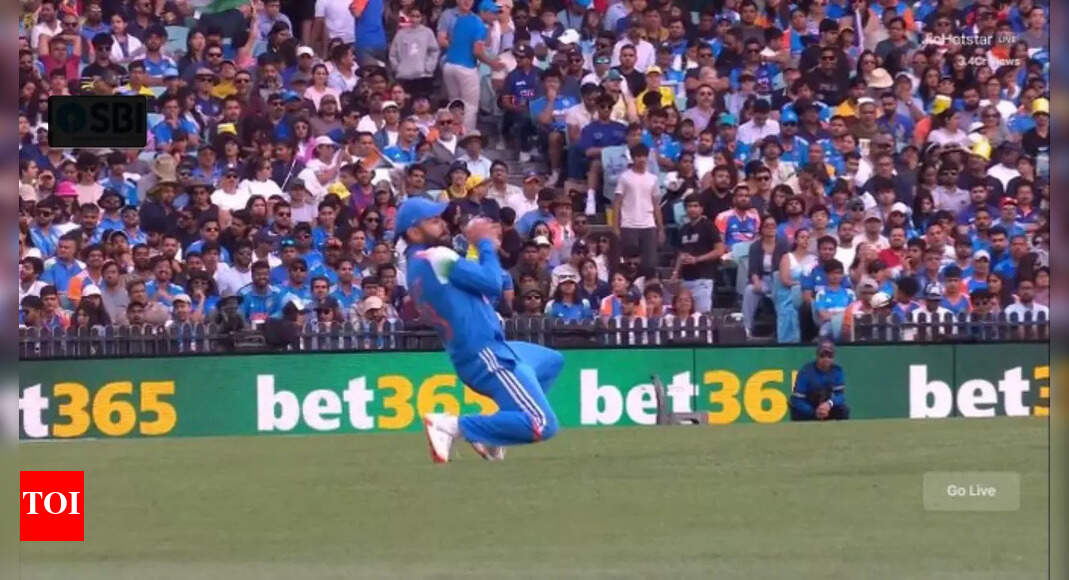 वीडियो देखें: AUS बनाम IND तीसरे वनडे में विराट कोहली ने पकड़ा प्रभावशाली कैच; क्षेत्र में एक बड़ा मुकाम हासिल किया | क्रिकेट समाचार