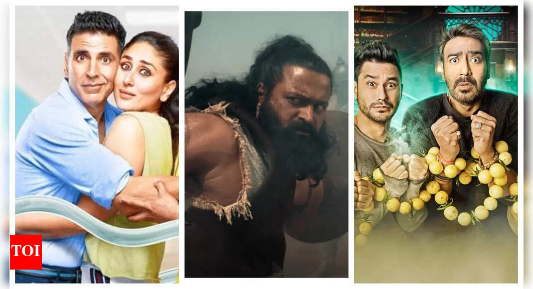 ऋषभ शेट्टी की ‘कंतारा: ए लीजेंड चैप्टर 1’ अक्षय कुमार की ‘गुड न्यूज’ और अजय देवगन की ‘गोलमाल अगेन’ को पीछे छोड़कर हिंदी सिनेमा में 41वें स्थान पर है |