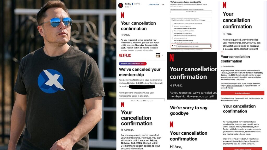 X में नेटफ्लिक्स सदस्यता के रुझान को रद्द करें जब एलोन मस्क ओट जाइंट बोइकोट से जुड़ता है, तो यहां क्यों है X में नेटफ्लिक्स सदस्यता के रुझान को रद्द करें जब एलोन मस्क ओट जाइंट बोइकोट से जुड़ता है, तो यहां क्यों है