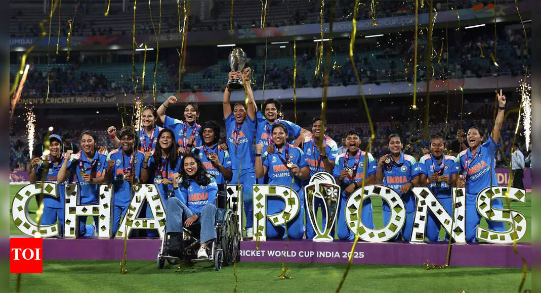 ‘बाधाएं टूटीं, किंवदंतियों का जन्म हुआ’: सुंदर पिचाई और सत्या नडेला ने भारत की ऐतिहासिक महिला विश्व कप जीत की प्रशंसा की | क्रिकेट समाचार