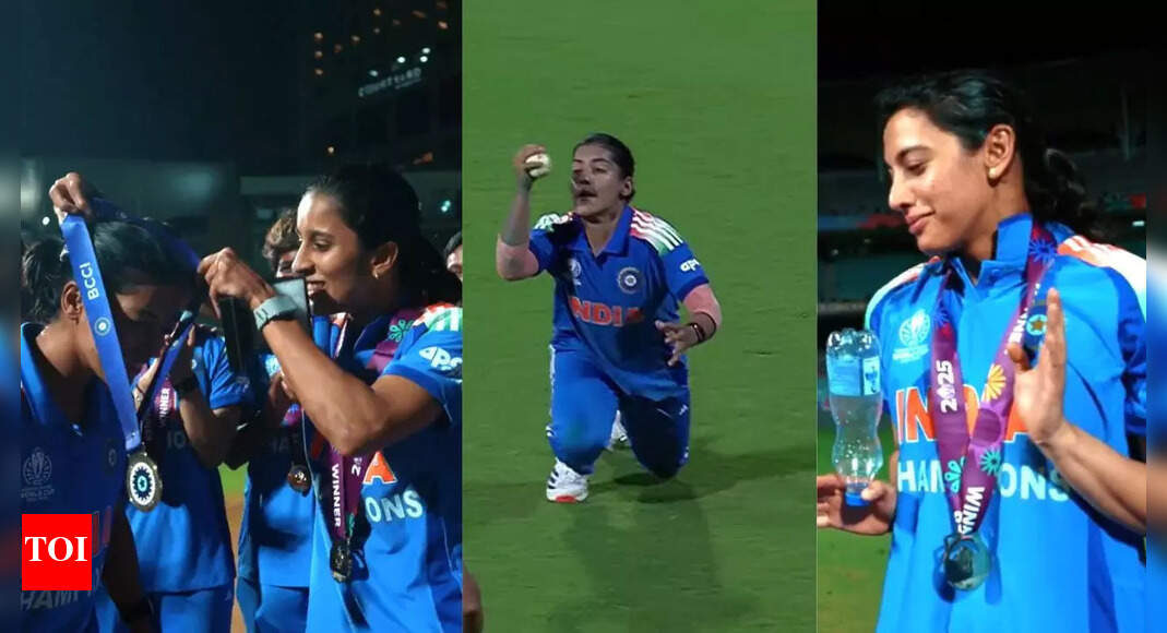 ‘मैं और राधा चना खा रहे थे?’: स्मृति मंधाना की क्वालीफाइंग जीत पर जेमिमा रोड्रिग्स की मजेदार प्रतिक्रिया – देखें | क्रिकेट समाचार