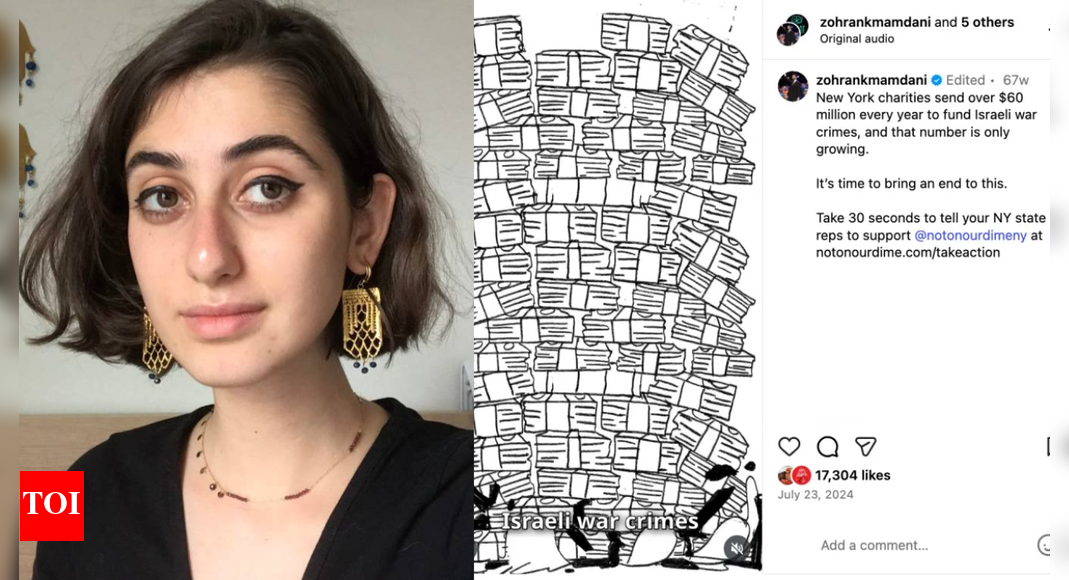 ज़ोहरान ममदानी की पत्नी रामा दुवाजी को उनकी ‘इज़राइली युद्ध अपराध’ कलाकृति के लिए आलोचना का सामना करना पड़ा: ‘आतंकवादियों की मौत पर शोक व्यक्त करती है’