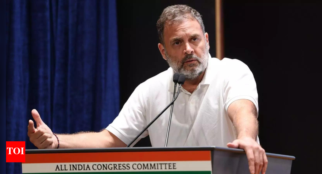 ‘मध्य प्रदेश, छत्तीसगढ़ में भी यही तरीका’: राहुल गांधी ने ‘वोट चोरी’ का आरोप लगाया; बीजेपी और चुनाव आयोग पर हमला | भारत समाचार