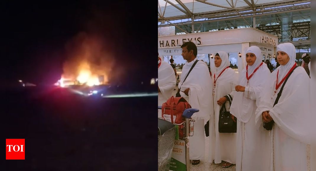 त्रासदीपूर्ण हमले: हैदराबाद उमरा तीर्थयात्री मक्का और मदीना के बीच घातक बस दुर्घटना में | हैदराबाद समाचार