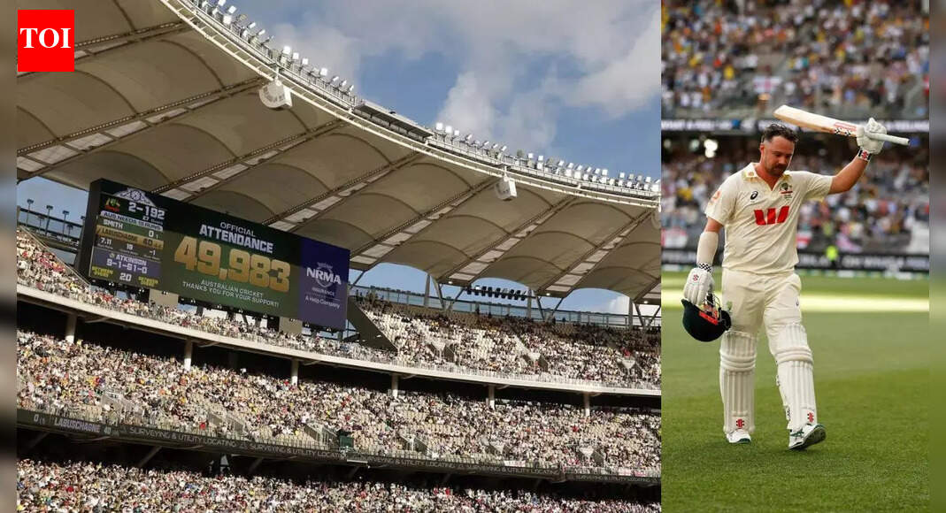 ऐतिहासिक! पहले एशेज टेस्ट में भारत और ऑस्ट्रेलिया के बीच आंकड़ों में गिरावट, पर्थ में रिकॉर्ड भीड़ उमड़ी | क्रिकेट समाचार