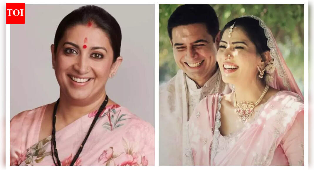 स्मृति ईरानी ने ‘क्योंकि’ के सह-कलाकारों अश्लेषा सावंत और संदीप बसवाना के लिए उनकी शादी के बारे में एक खूबसूरत नोट लिखा; कहते हैं, “कुछ प्रेम कहानियां दिलचस्प मोड़ लेती हैं”