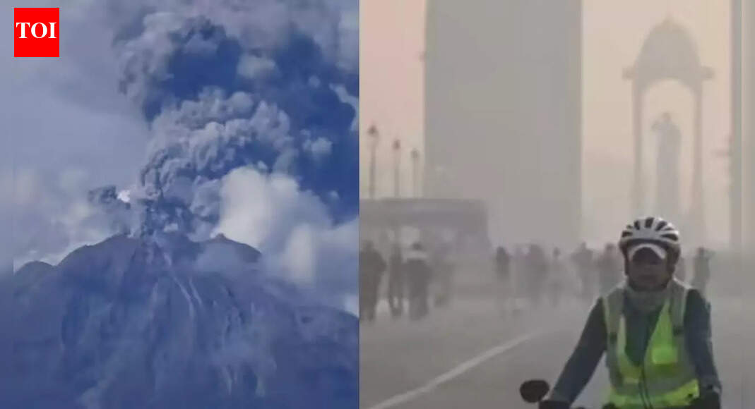 भारत पर इथियोपिया के ज्वालामुखीय राख के बादल: क्या दिल्ली की पहले से ही “बहुत खराब” हवा ख़तरे में है? | दिल्ली समाचार