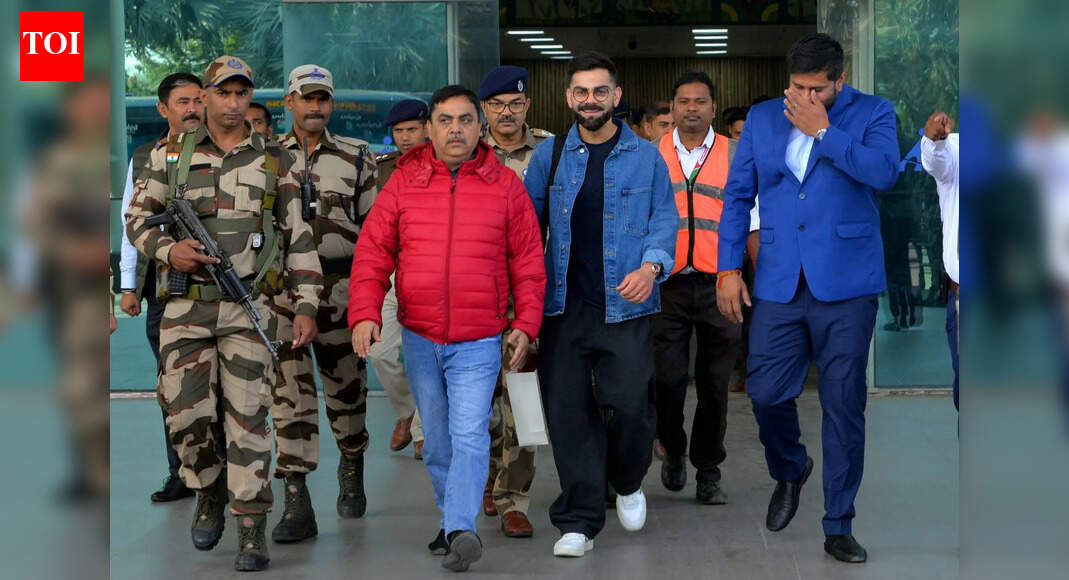 विराट कोहली का रांची में तूफान, आगमन पर भीड़ हुई पागल – देखें | क्रिकेट समाचार