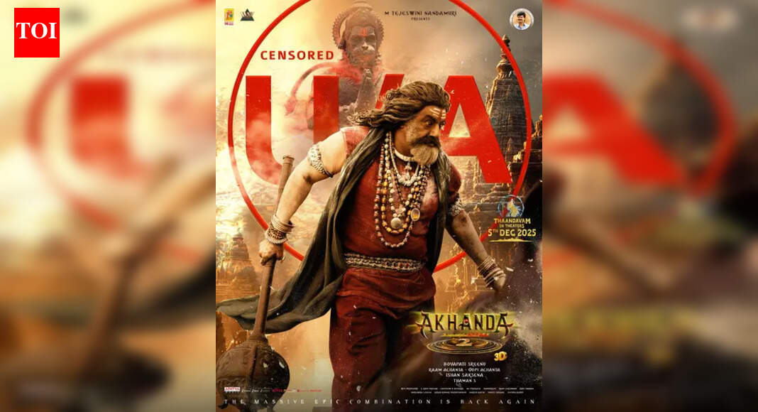 सेंसर बोर्ड ने नंदामुरी बालकृष्ण की ‘अखंड 2: थंडावम’ को यू/ए सर्टिफिकेट के साथ मंजूरी दे दी |