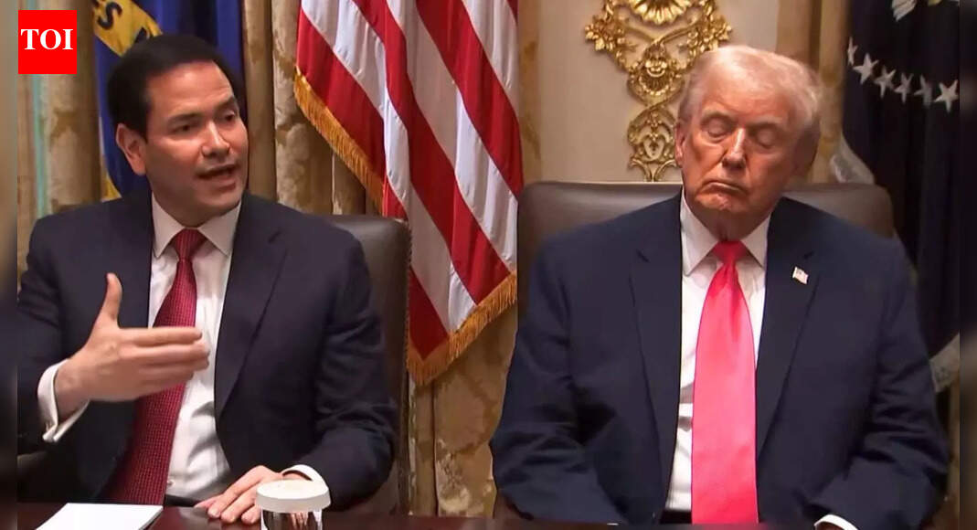 ‘स्लीपी जो’ से ‘स्लीपी ट्रंप’: वर्षों तक बिडेन का मजाक उड़ाने के बाद डोनाल्ड ट्रंप एक बैठक में कैसे सो गए | विश्व समाचार