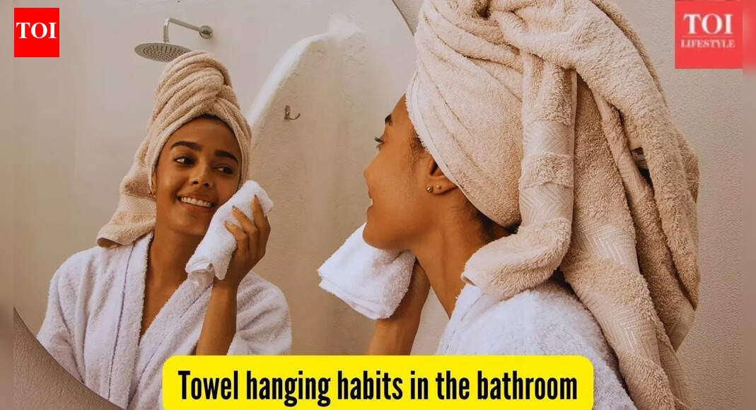 यह आपके बाथरूम में गीला तौलिया लटकाने के लिए सबसे खराब जगह है