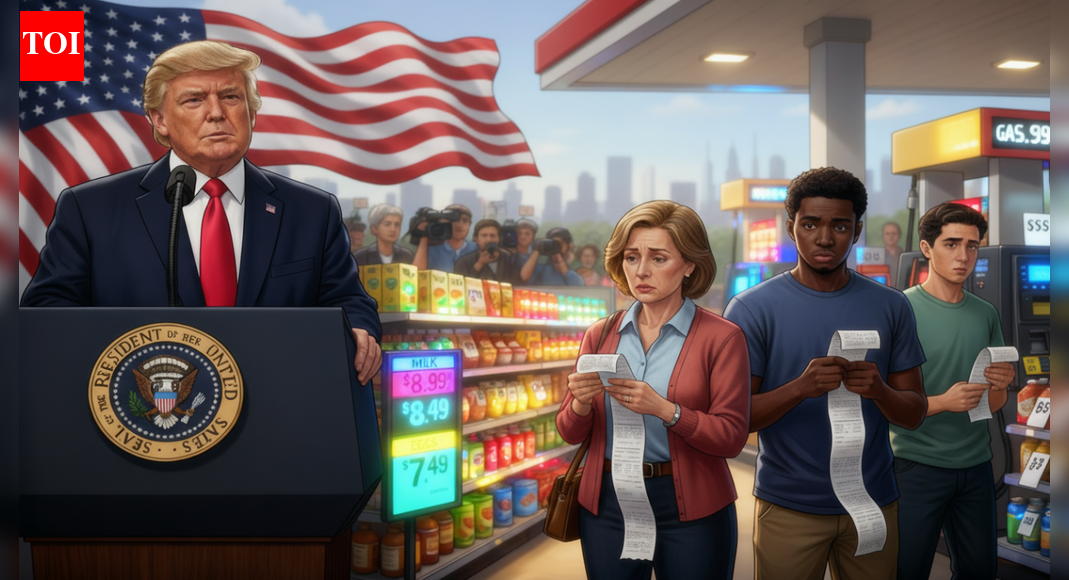 अमेरिका की सामर्थ्य संकट: ट्रम्प का कहना है कि कीमतें ‘जबरदस्त’ गिर गईं; डेमोक्रेट्स के ‘घोटाले’ पर पलटवार