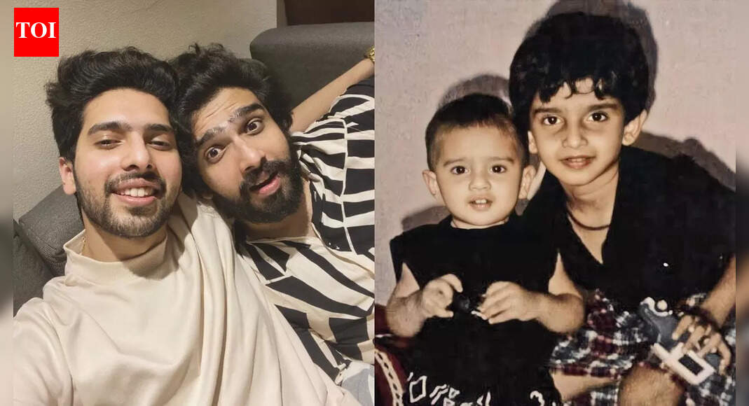 जब अमाल मलिक के भाई अरमान मलिक ने उनके साथ उनके बचपन की एक अनदेखी तस्वीर साझा की |