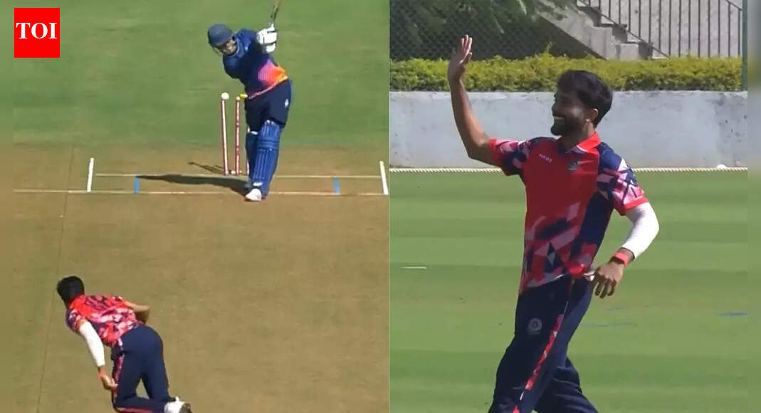 SMAT में नीतीश कुमार रेड्डी ने बनाई हैट्रिक; आरसीबी के कप्तान को बर्खास्त किया गया – देखें | क्रिकेट समाचार