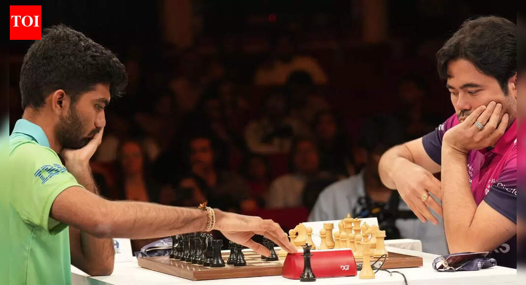 जीसीएल 2025: डी गुकेश बनाम हिकारू नाकामुरा ड्रा पर समाप्त; त्रिवेणी कॉन्टिनेंटल किंग्स ने जीत के साथ खिताब की रक्षा शुरू की | शतरंज समाचार