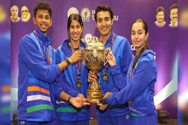 स्क्वैश विश्व कप: भारत ने अपना पहला खिताब जीता और फाइनल में हांगकांग को 3-0 से हराया | अधिक खेल समाचार