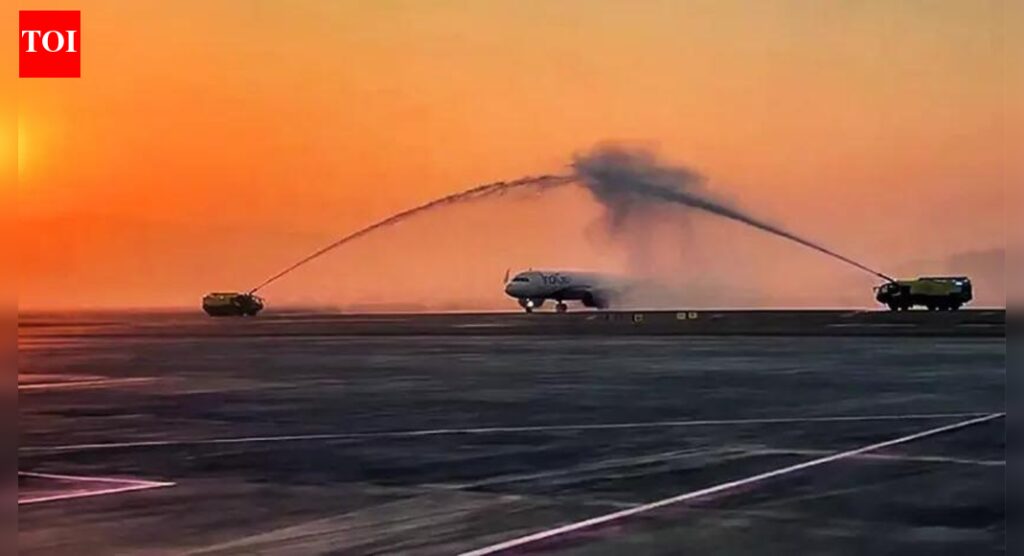 नवी मुंबई हवाई अड्डा 48 उड़ानों और 4,000 यात्रियों के साथ उड़ान भरता है