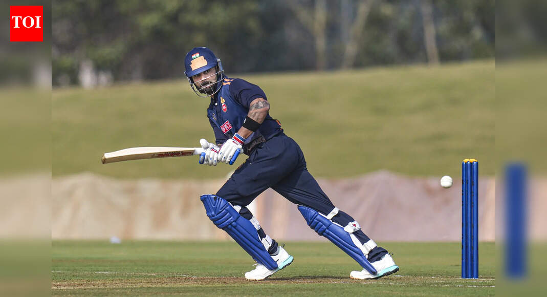 विजय हजारे ट्रॉफी के अंतिम मैच में विराट कोहली चमके, दिल्ली ने रोमांचक मुकाबले में गुजरात को सात रनों से हराया | क्रिकेट समाचार