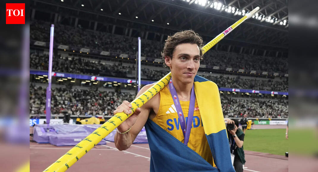 दुनिया पर्याप्त नहीं थी: मोंडो ने पोल वॉल्ट को नष्ट कर दिया, एफ1 का उत्साह और हरे गोल्फ जैकेट का आश्चर्य | अधिक खेल समाचार