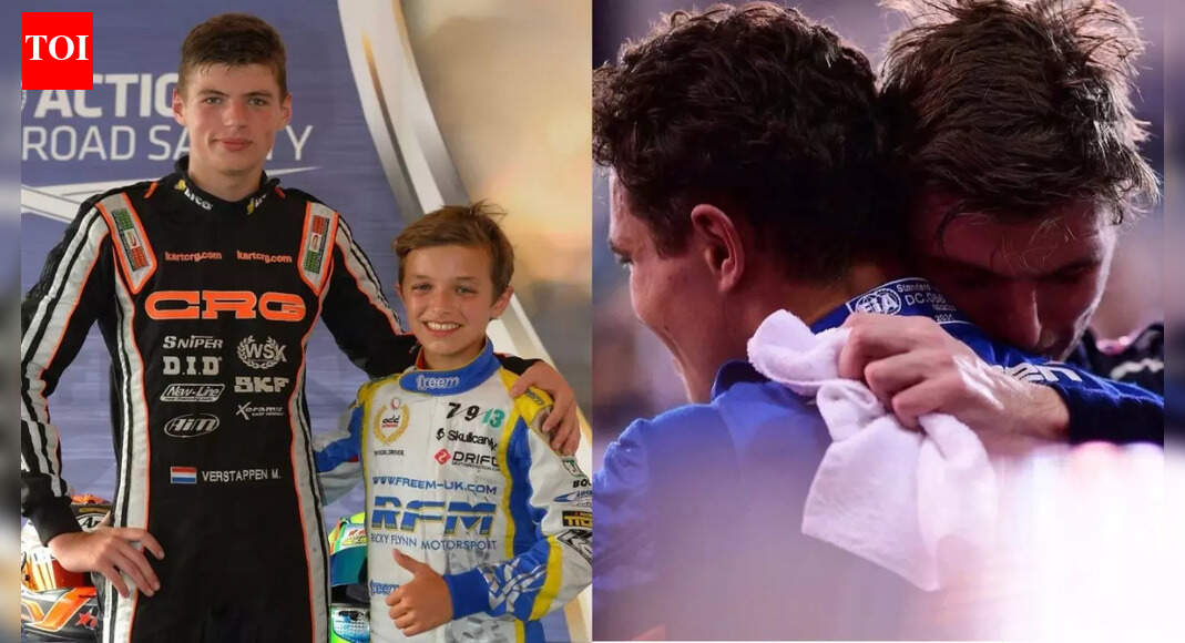 लैंडो नॉरिस और मैक्स वेरस्टैपेन के बीच बंधन के दुर्लभ क्षण: कार्टिंग के दिनों से लेकर शीर्षक के लिए भावनात्मक लड़ाई तक | फ़ॉर्मूला वन न्यूज़