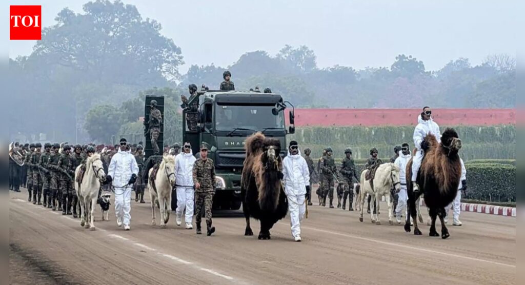 गणतंत्र दिवस परेड 2026: ऊंट, टट्टू और कुत्ते कार्तव्य पथ पर मार्च करेंगे; सेना के चार पैरों वाले योद्धा करेंगे ऐतिहासिक पदार्पण | भारत समाचार