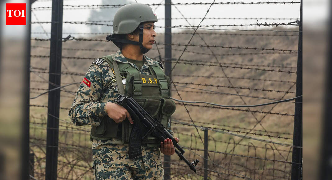 बीएसएफ ने सीमा के पास बांग्लादेशी नागरिक को पकड़ा; इसे पुलिस को सौंप देता है | भारत समाचार