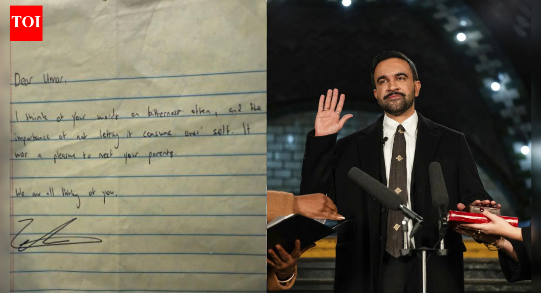 ‘हम आपके बारे में सोच रहे हैं’: न्यूयॉर्क के मेयर ज़ोहरान ममदानी ने दिल्ली दंगे के आरोपी उमर खालिद को लिखा पत्र | दिल्ली समाचार