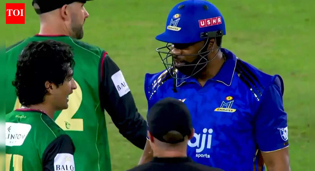 आत्माएं भड़क उठीं! नसीम शाह और कीरोन पोलार्ड के बीच मौखिक विवाद ने सुर्खियां बटोरीं – देखें | क्रिकेट समाचार