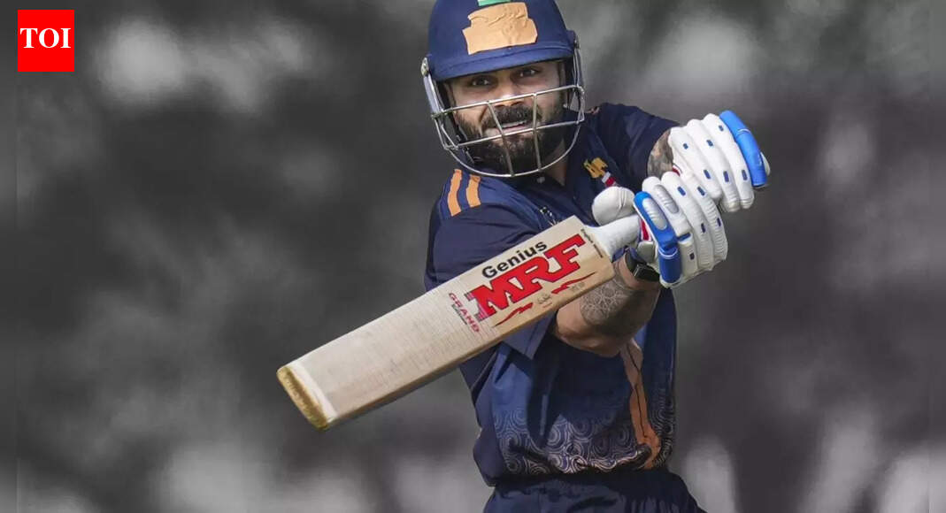 विराट कोहली कल रेलवे के खिलाफ दिल्ली के विजय हजारे ट्रॉफी मैच में नहीं खेलेंगे; कोच ने पुष्टि की बल्लेबाज ‘उपलब्ध नहीं’ | क्रिकेट समाचार