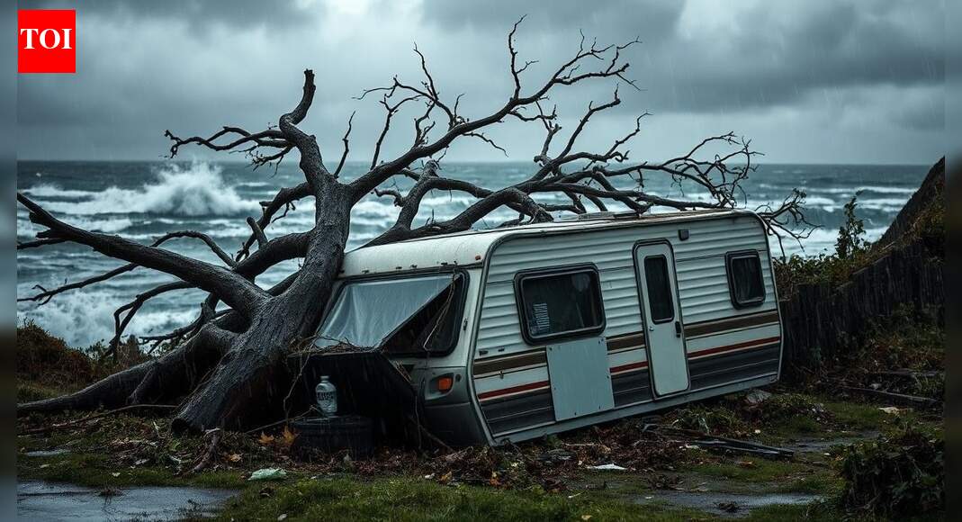 ब्रिटेन में तूफ़ान ने एक और जान ले ली